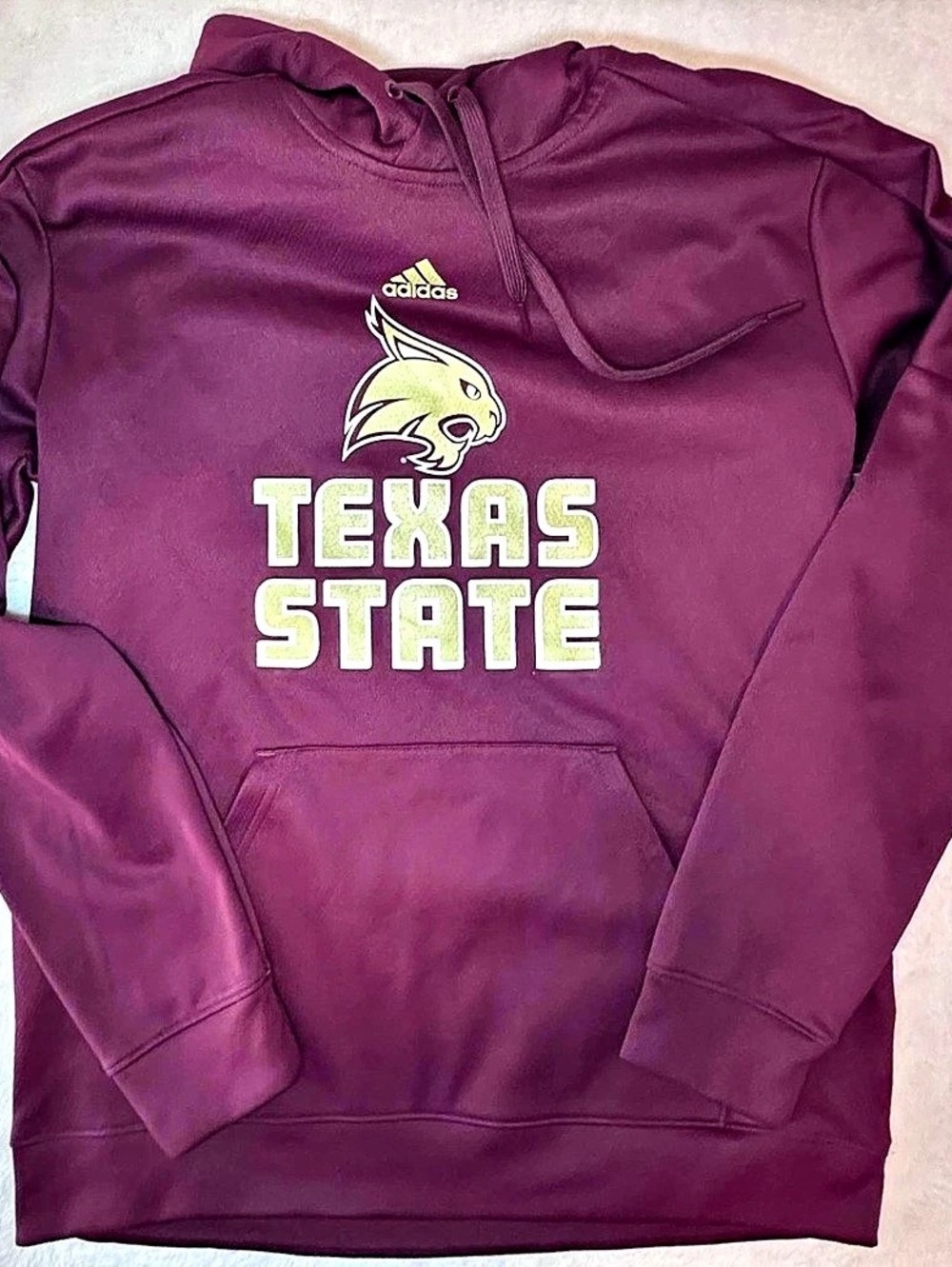 adidas Texas State Adidas hoodie Purple Size Medium